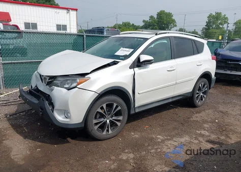 2015 Toyota Rav4 Limited z USA, uszkodzony, nr VIN 2T3DFREV6FW263526